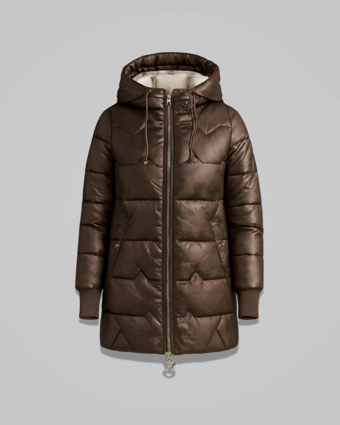 Amara – Women’s Hooded Cotton Winter Jacket with Light Padding