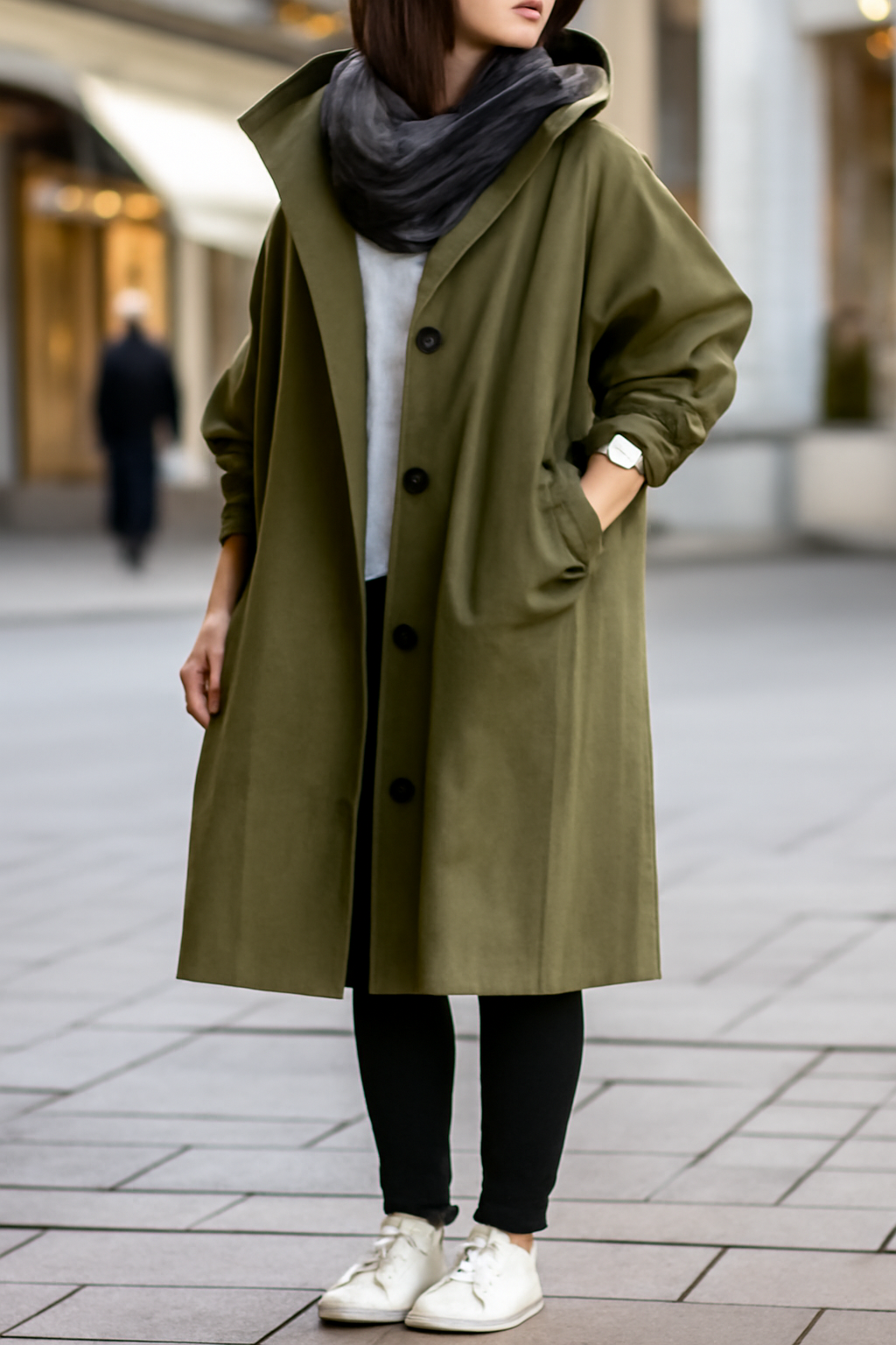 Elise – Women’s Long Waterproof Raincoat for All Weather Conditions