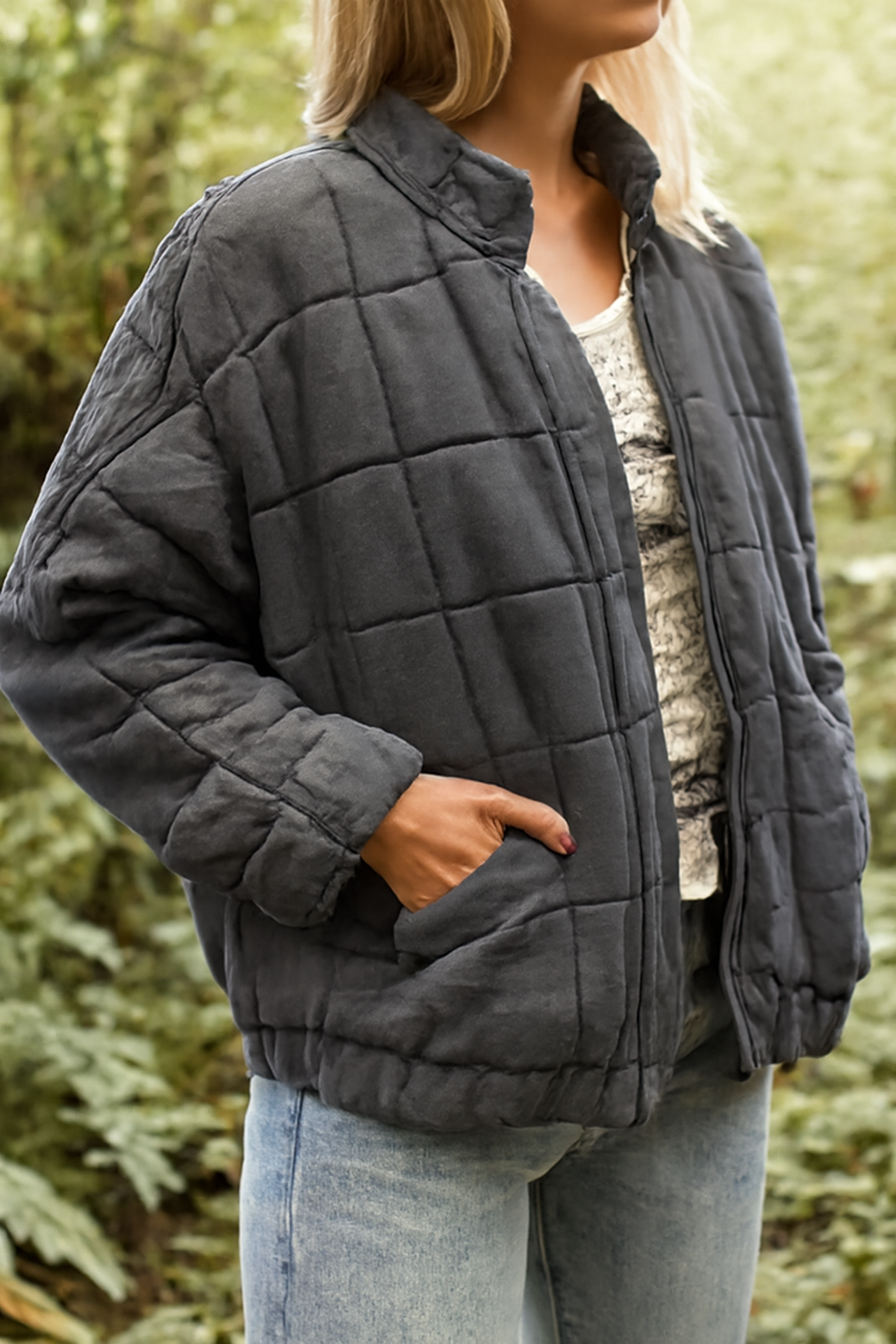 Maeva – Women’s Oversized Transitional Jacket for Spring and Autumn