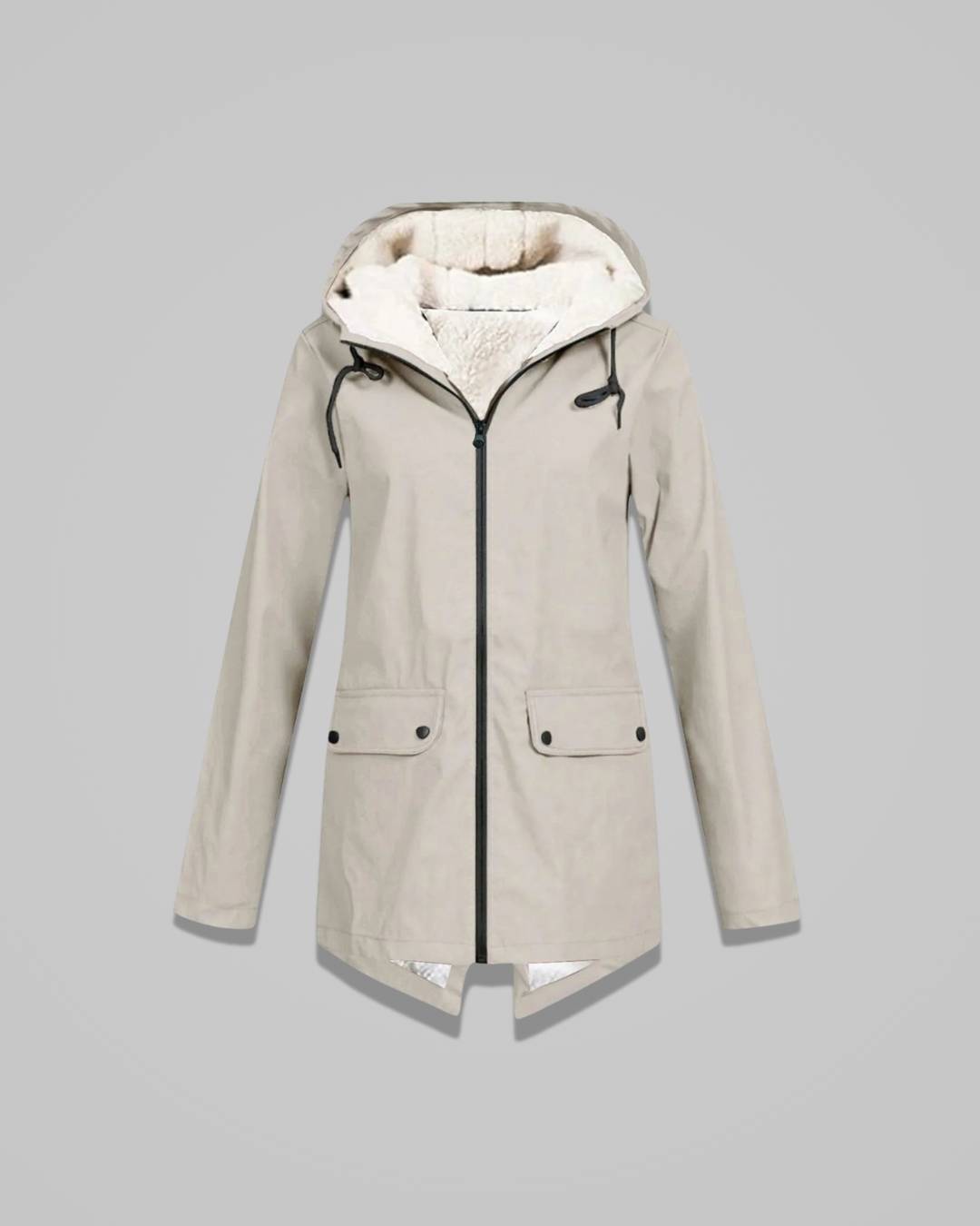 Daphne – Women’s Waterproof Jacket with Hood and Soft Fleece Lining