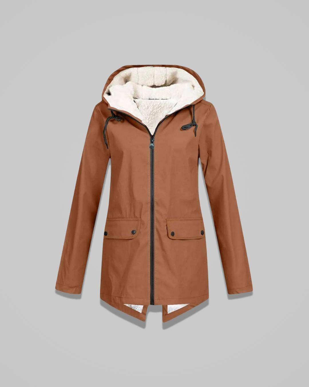 Daphne – Women’s Waterproof Jacket with Hood and Soft Fleece Lining