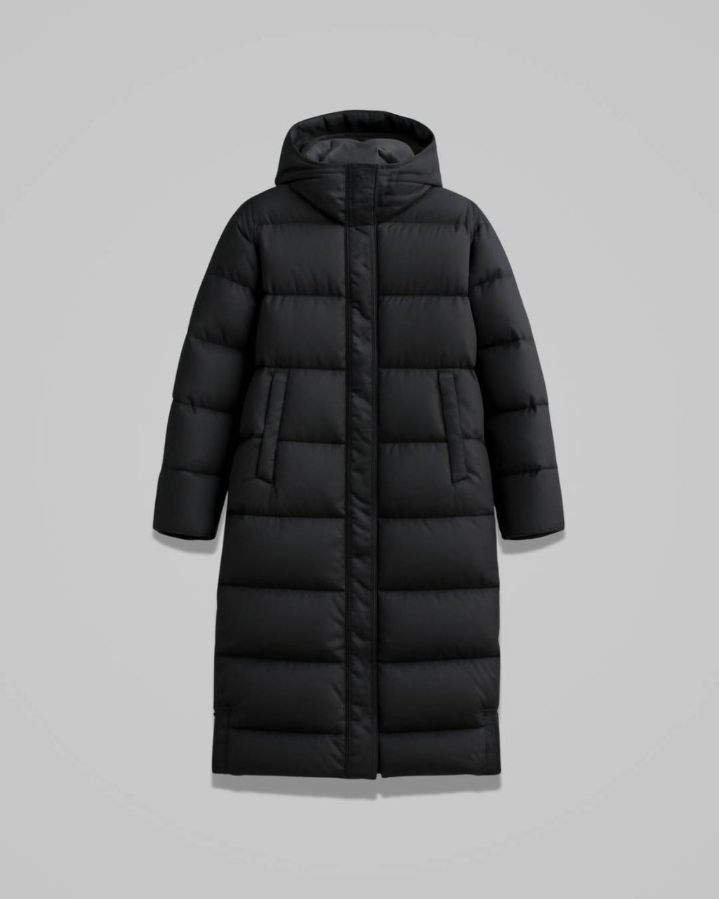 Amira – Women’s Long Windproof Winter Parka with Hood and Soft Lining