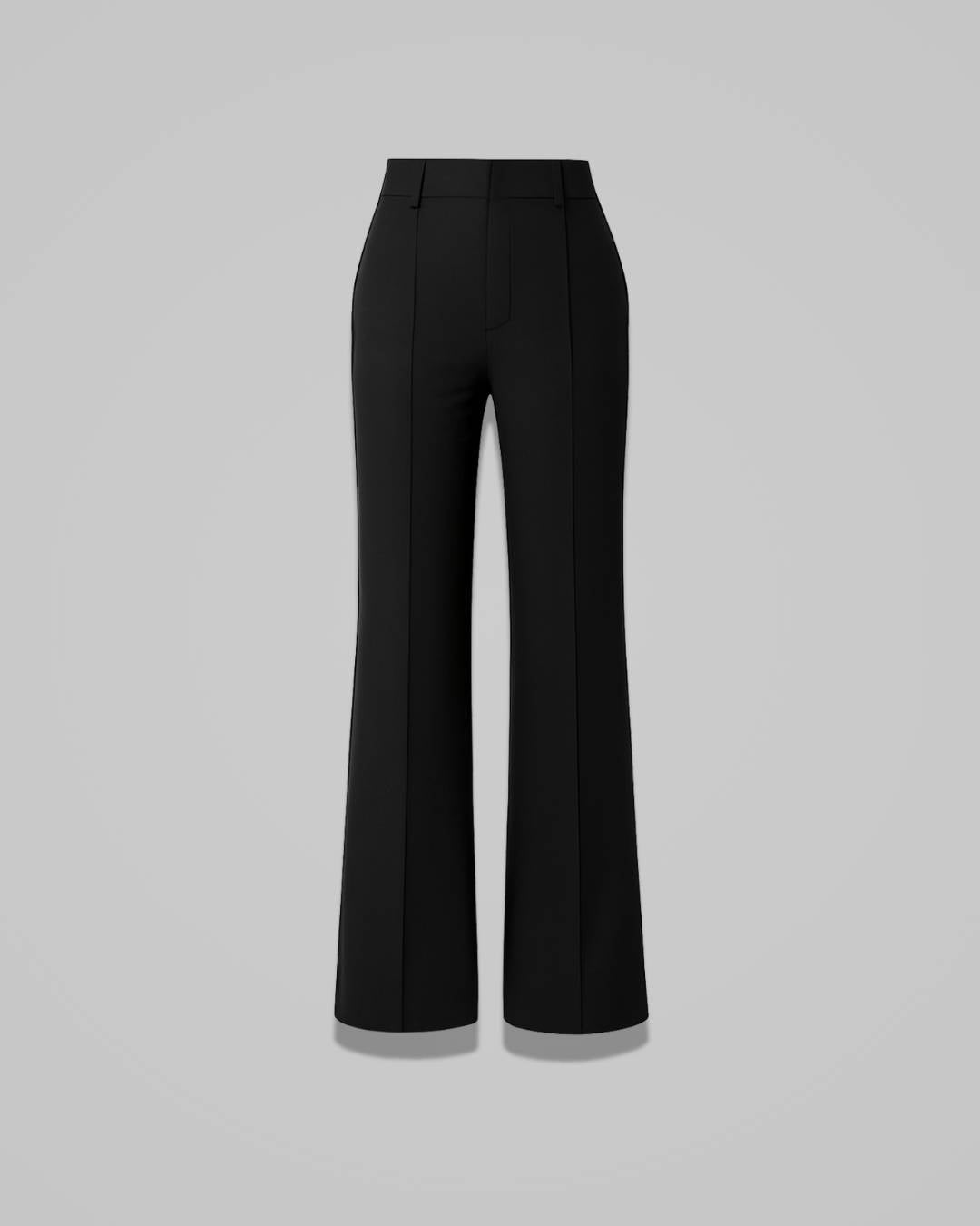 Leonie – Women’s High-Waist Straight-Leg Trousers with Stretch Comfort