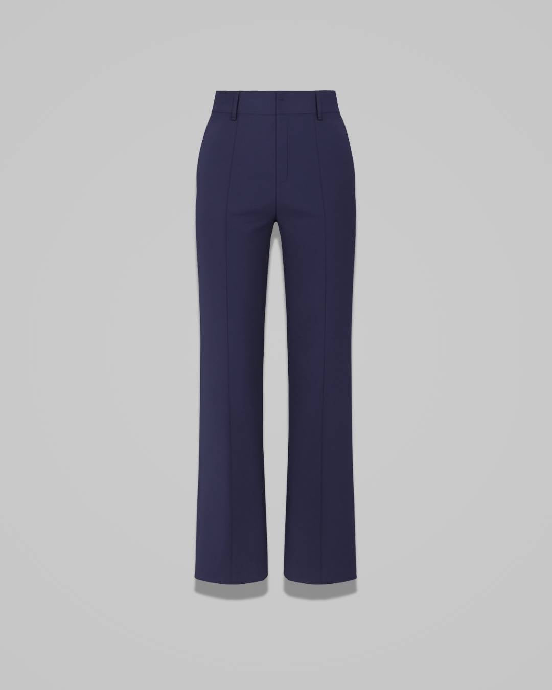 Leonie – Women’s High-Waist Straight-Leg Trousers with Stretch Comfort