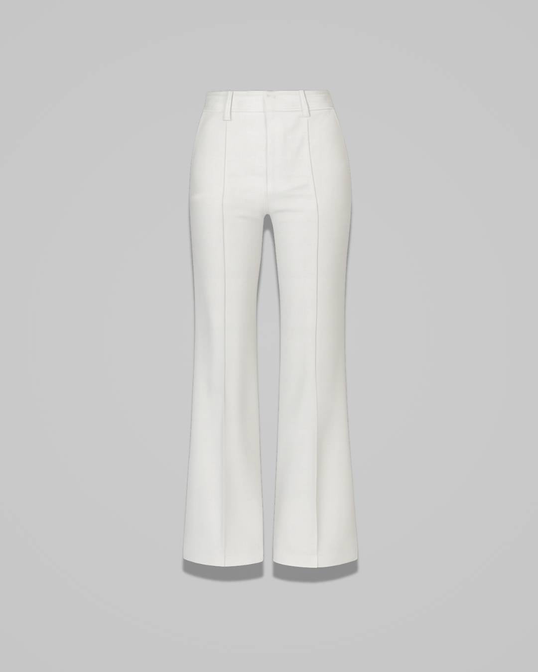 Leonie – Women’s High-Waist Straight-Leg Trousers with Stretch Comfort