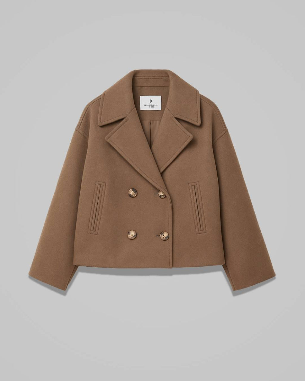 Merell – Elegant Short Women’s Coat in a Double-Breasted Design