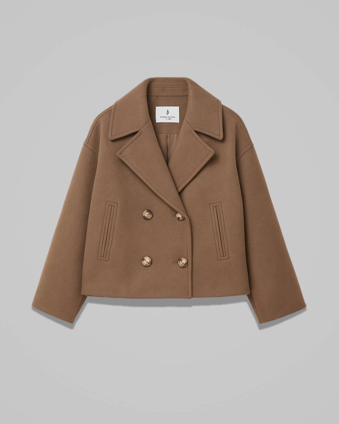 Merell – Elegant Short Women’s Coat in a Double-Breasted Design