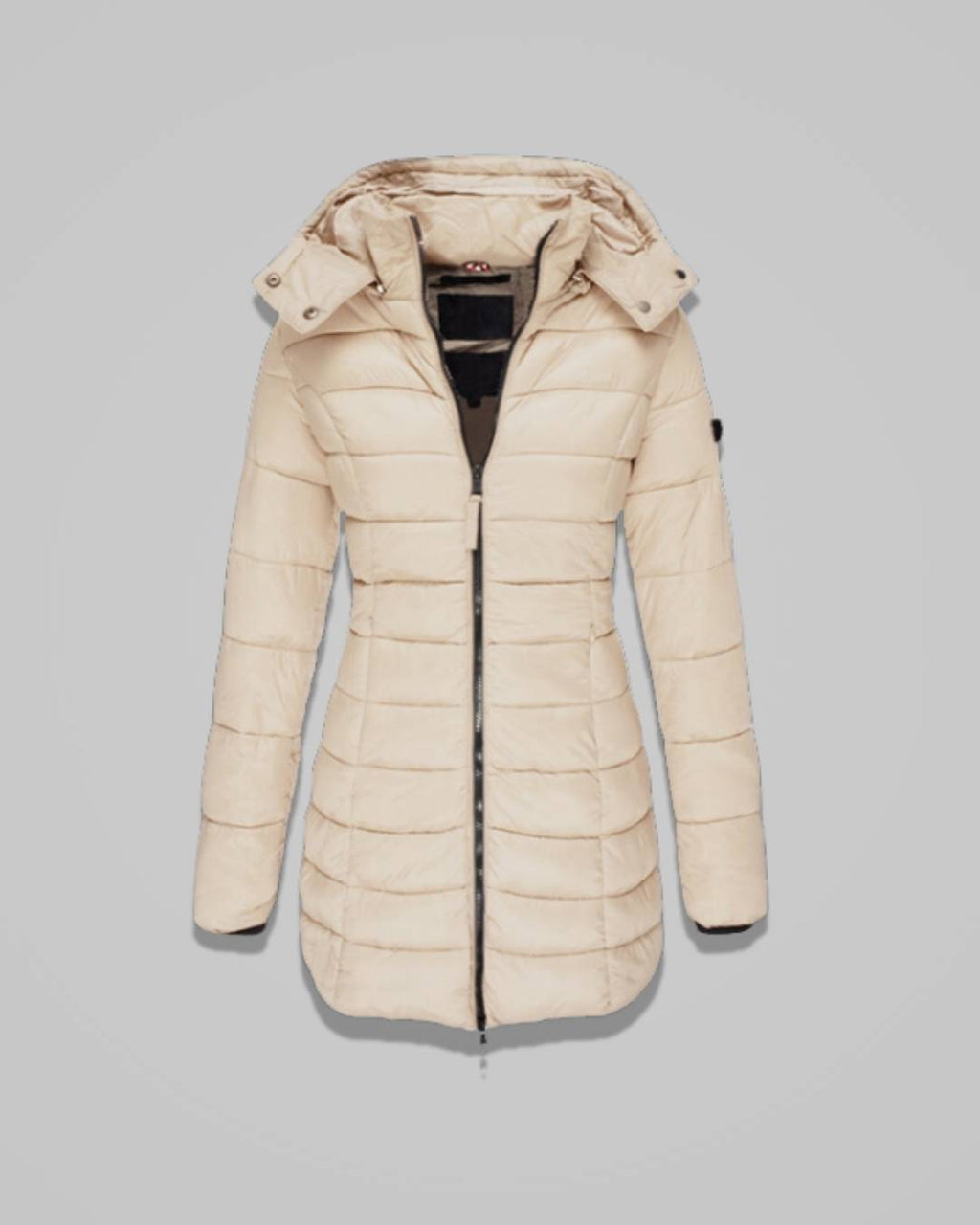 Thalia – Women’s Quilted Winter Jacket with Hood and Shaped Waist