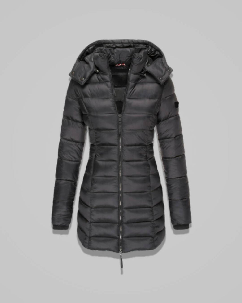 Thalia – Women’s Quilted Winter Jacket with Hood and Shaped Waist