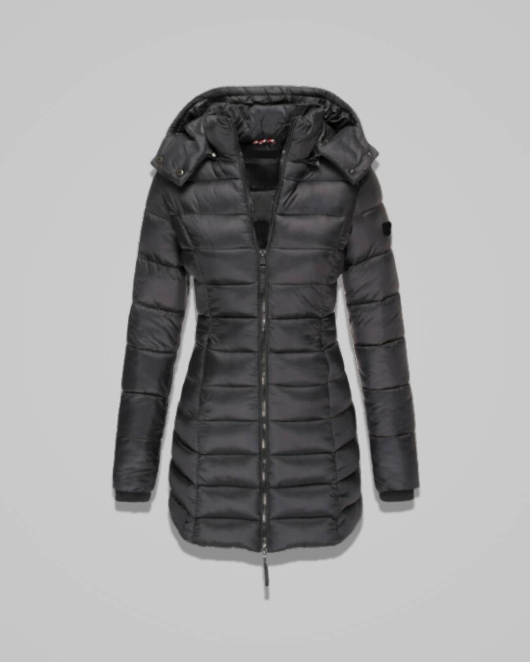Thalia – Women’s Quilted Winter Jacket with Hood and Shaped Waist