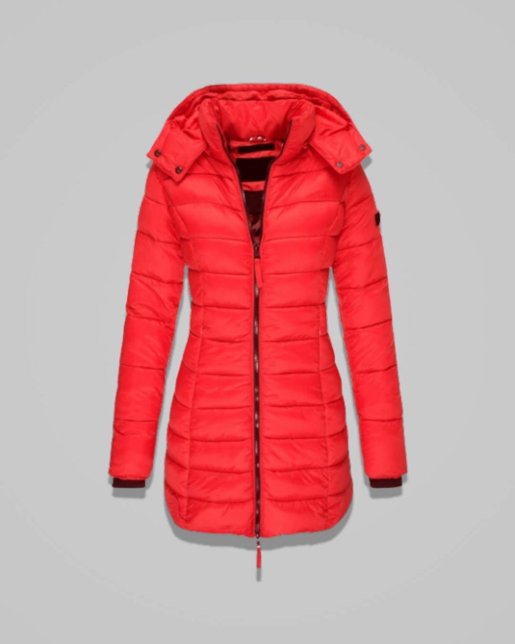 Thalia – Women’s Quilted Winter Jacket with Hood and Shaped Waist