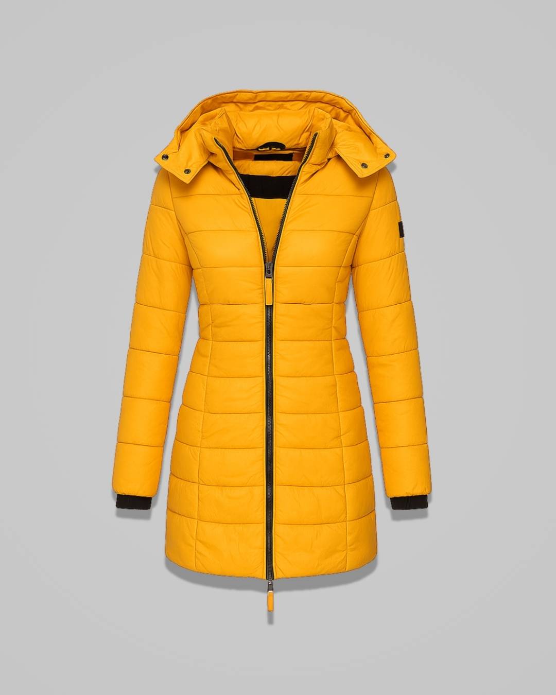 Thalia – Women’s Quilted Winter Jacket with Hood and Shaped Waist